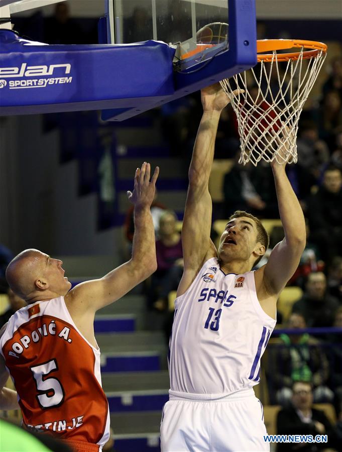 (SP)BOSNIA AND HERZEGOVINA-SARAJEVO-BASKETBALL-ABA2-LEAGUE-SPARS VS LOVCEN