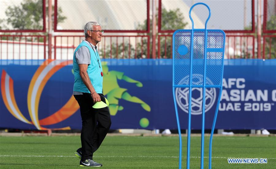 (SP)UAE-ABU DHABI-FOOTBALL-AFC-ASIAN CUP-CHINA-TRANING