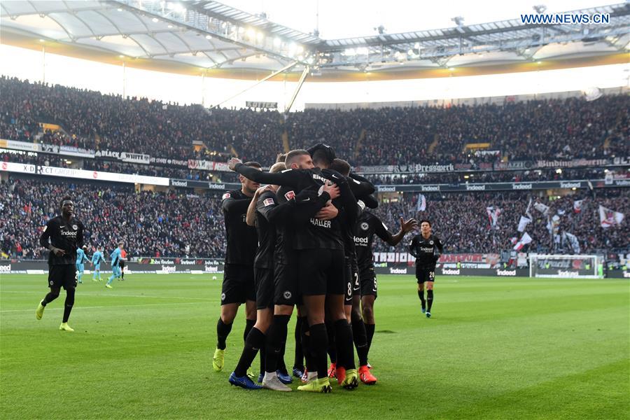 (SP)GERMANY-FRANKFURT-SOCCER-BUNDESLIGA-FRANKFURT VS FREIBURG