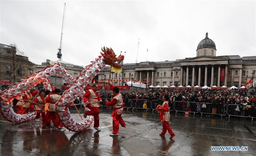 BRITAIN-LONDON-CHINESE LUNAR NEW YEAR-CELEBRATION