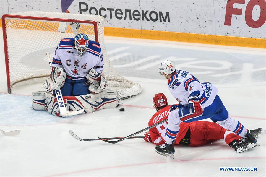 (SP)RUSSIA-MOSCOW-ICE HOCKEY-KHL-SPARTAK VS SKA