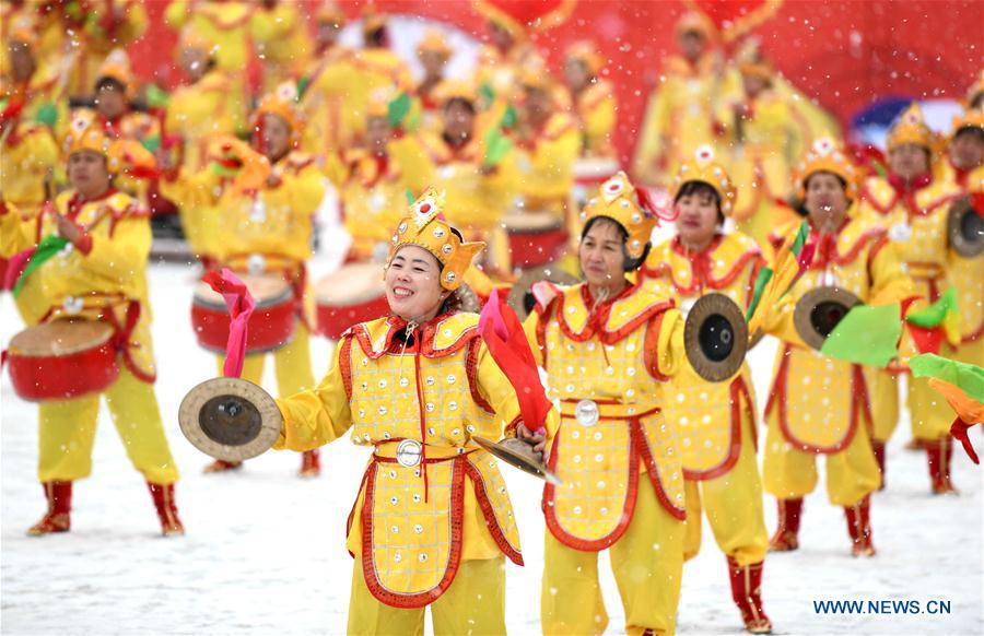 CHINA-HEBEI-SHIJIAZHUANG-DRUM PERFORMANCE (CN)