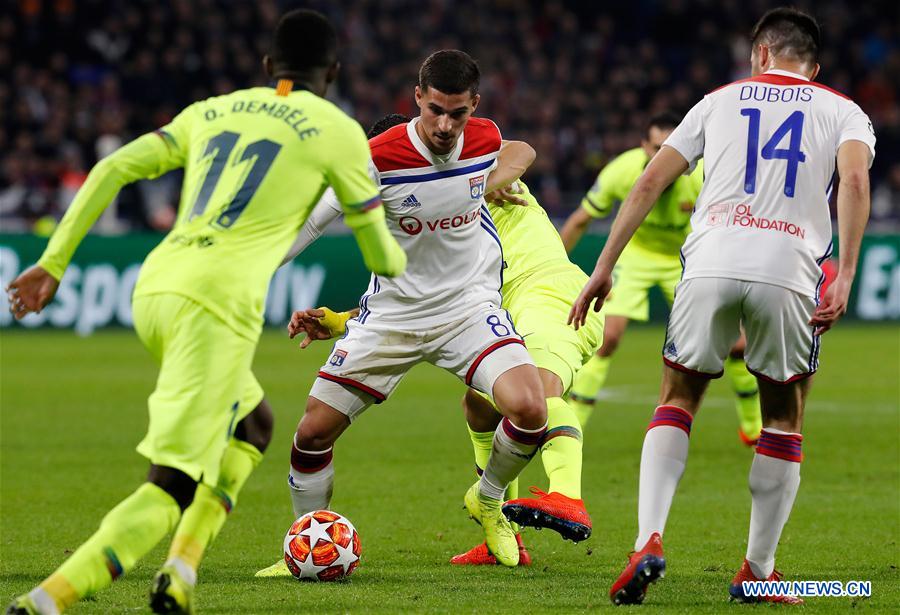 (SP)FRANCE-LYON-FOOTBALL-UEFA CHAMPIONS LEAGUE-LYON VS BARCELONA