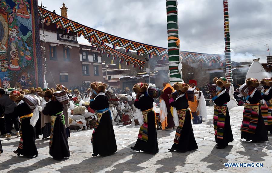 (InTibet) CHINA-TIBET-CHAM DANCE (CN)