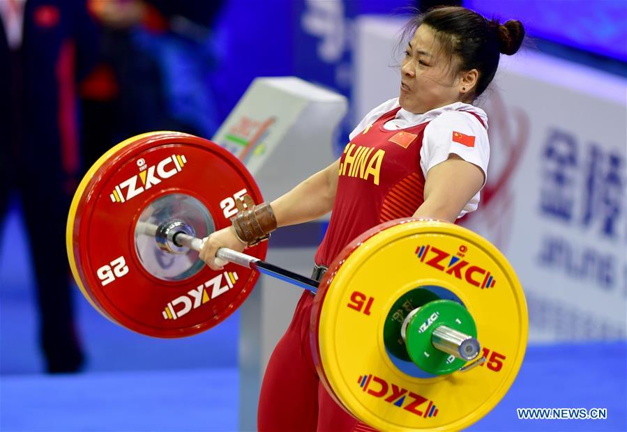 (SP)CHINA-FUZHOU-WEIGHTLIFTING-IWF WORLD CUP