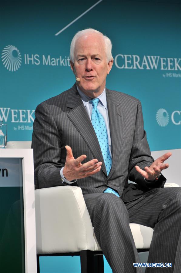 U.S.-HOUSTON-CERAWEEK-CORNYN