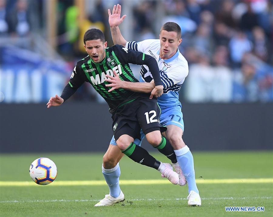 (SP)ITALY-ROME-SOCCER-SERIE A-LAZIO VS SASSUOLO