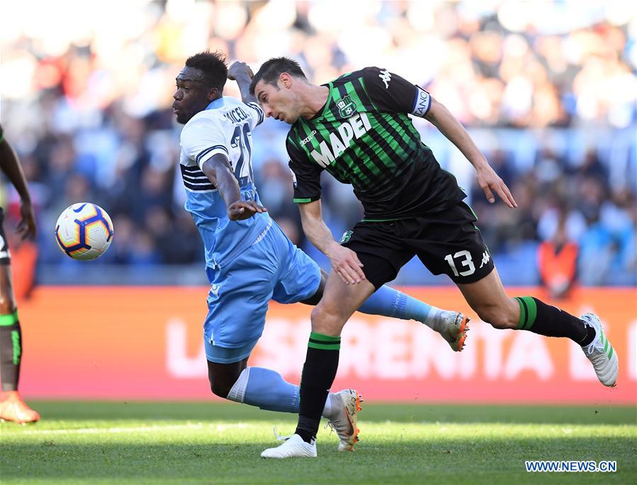 (SP)ITALY-ROME-SOCCER-SERIE A-LAZIO VS SASSUOLO