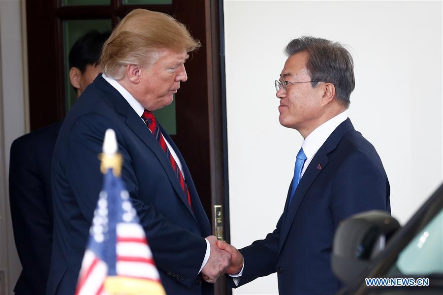 U.S.-WASHINGTON D.C.-PRESIDENT-SOUTH KOREA-PRESIDENT-MEETING