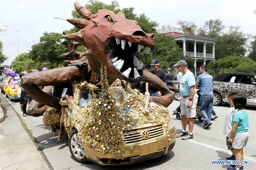 U.S.-HOUSTON-CAR-PARADE