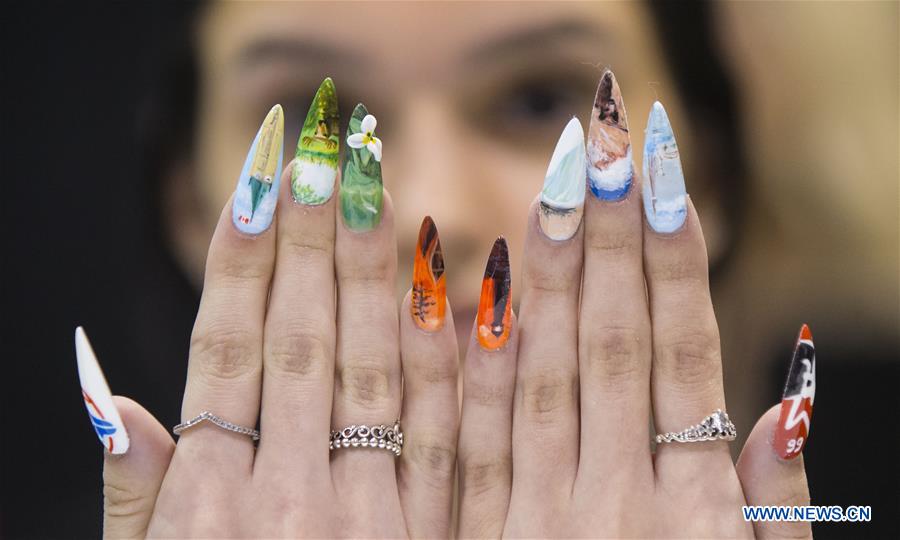 CANADA-TORONTO-NAIL ART CHALLENGE