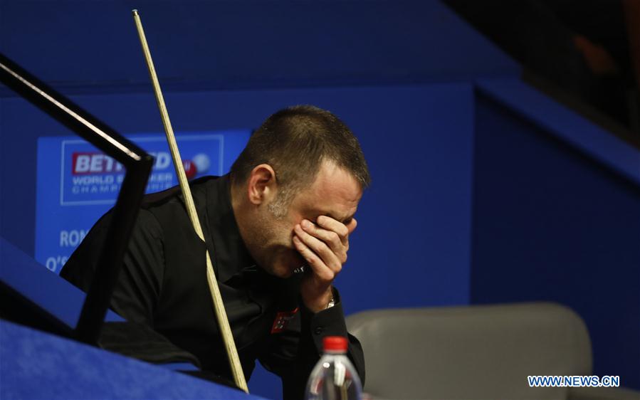 (SP) BRITAIN-SHEFFIELD-SNOOKER-WORLD CHAMPIONSHIP-DAY 4