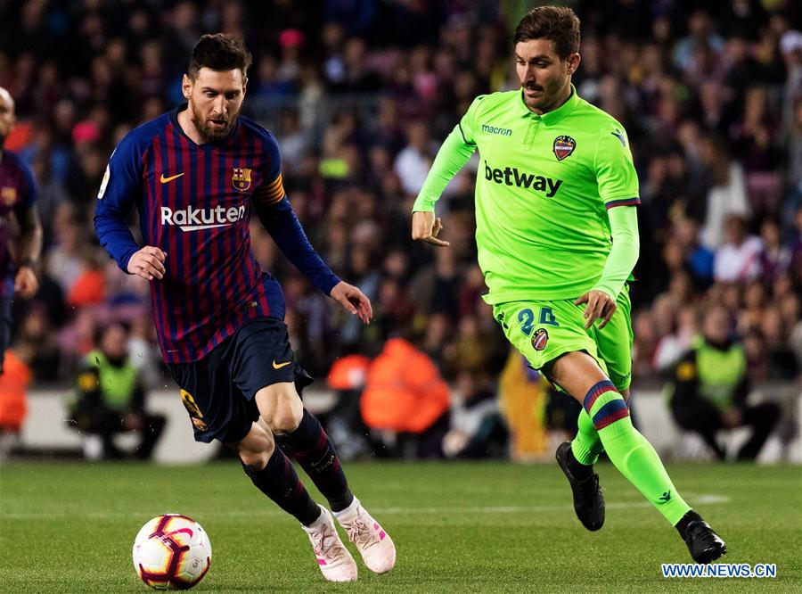 (SP)SPAIN-BARCELONA-SOCCER-SPANISH LEAGUE-BARCELONA VS LEVANTE