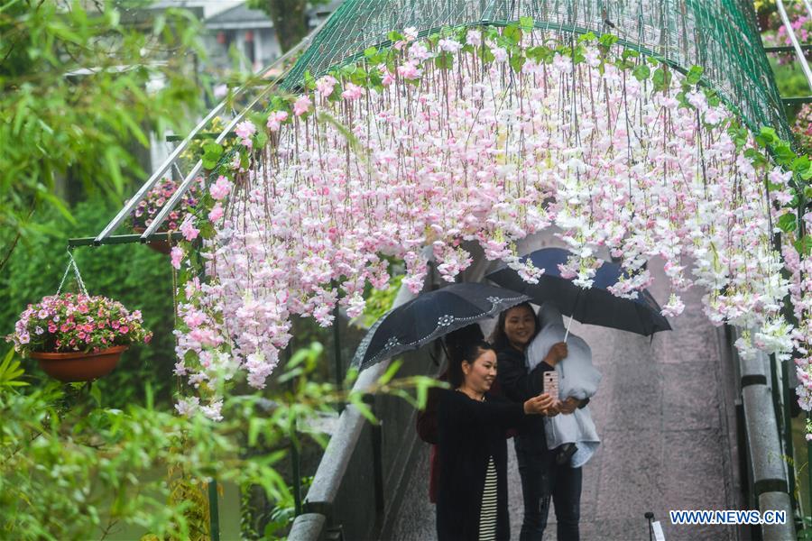 CHINA-ZHEJIANG-HANGZHOU-ANCIENT TOWN-FLOWER EXHIBITION (CN)