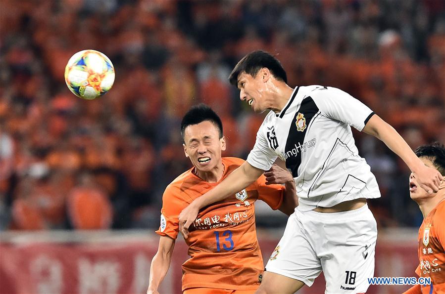 (SP)CHINA-SHANDONG-JINAN-SOCCER-AFC CHAMPIONS LEAGUE-GROUP E