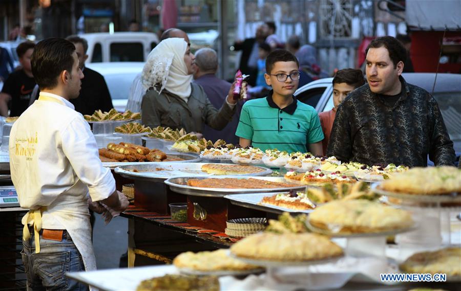 SYRIA-DAMASCUS-RAMADAN-MARKET