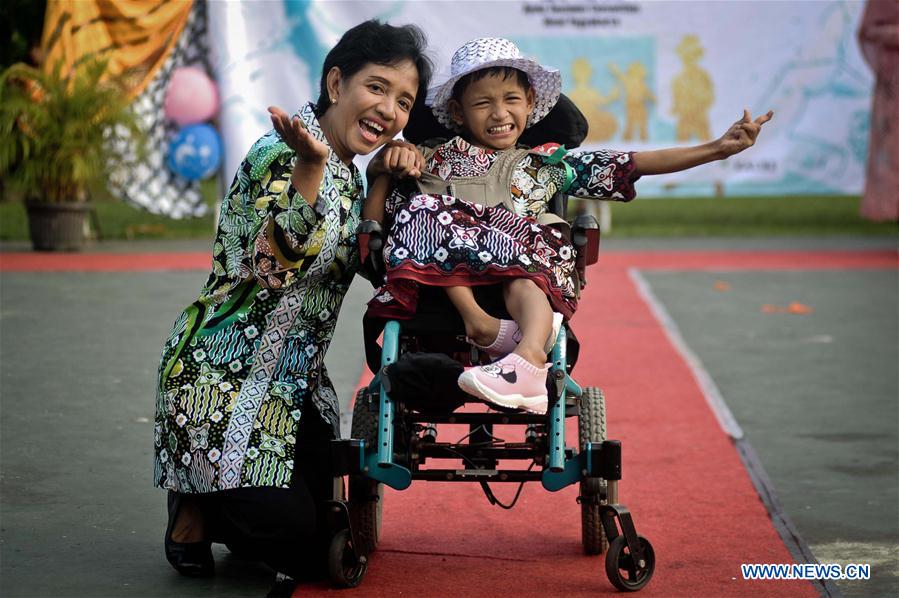 INDONESIA-YOGYAKARTA-FASHION SHOW-DISABLED CHILDREN