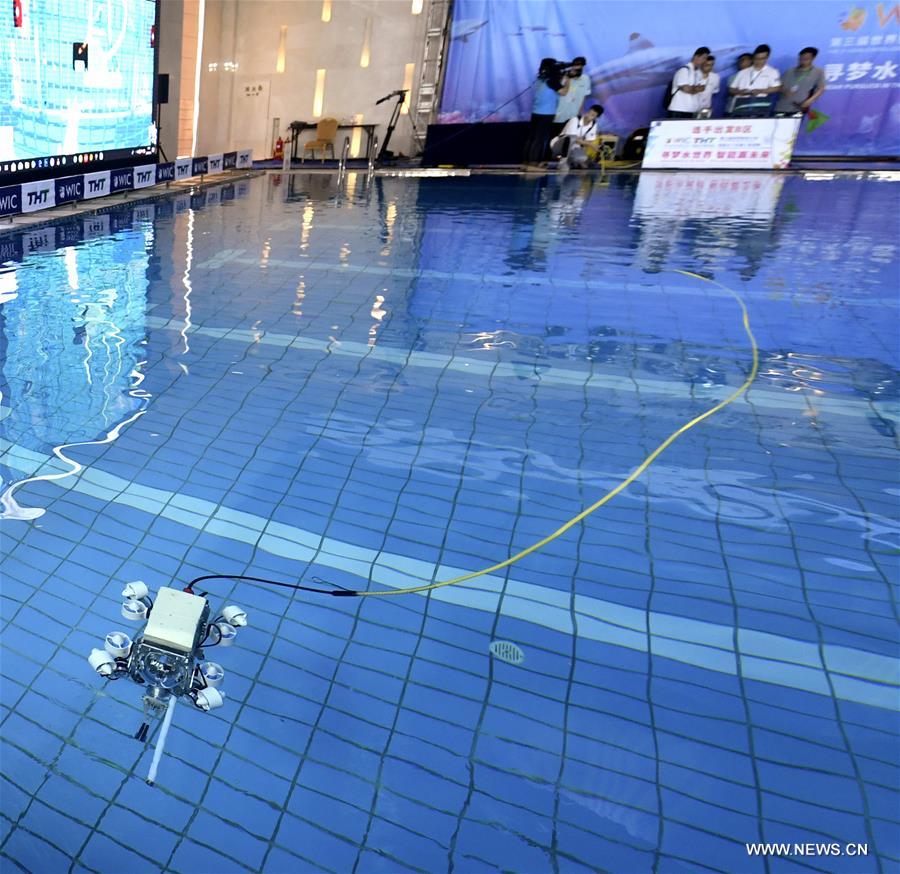 CHINA-TIANJIN-WORLD INTELLIGENCE CONGRESS-UNDERWATER ROBOTS CHALLENGE (CN)