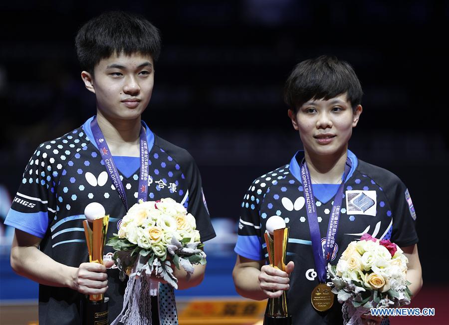 (SP)CHINA-SHENZHEN-TABLE TENNIS-CHINA OPEN-MIXED DOUBLES (CN)