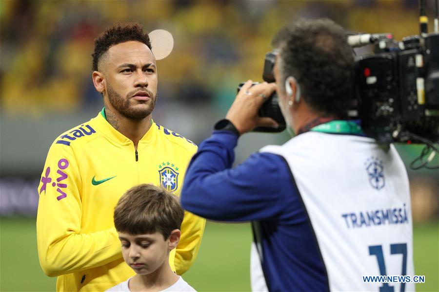 (SP)BRAZIL-BRASILIA-SOCCER-BRAZIL VS QATAR-NEYMAR