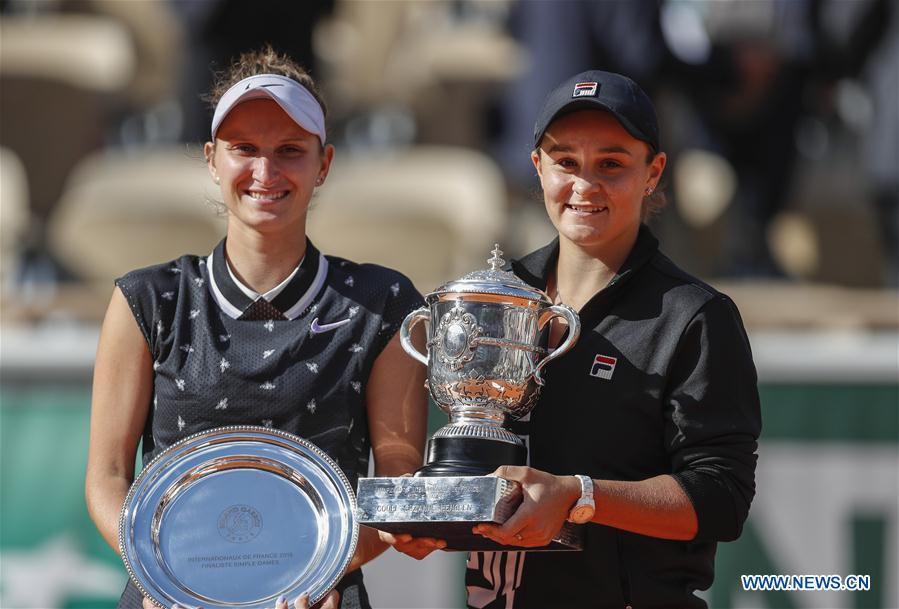 (SP) FRANCE-PARIS-TENNIS-ROLAND GARROS-WOMEN'S SINGLES FINAL