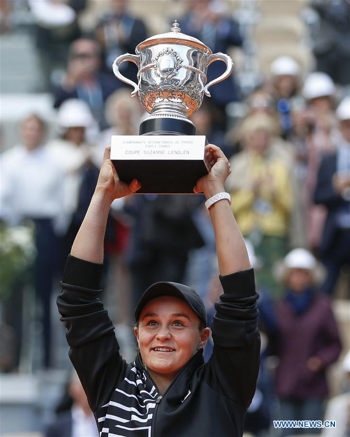 (SP) FRANCE-PARIS-TENNIS-ROLAND GARROS-WOMEN'S SINGLES FINAL