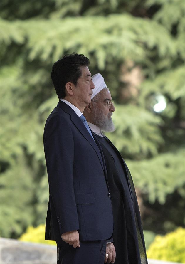 IRAN-TEHRAN-ROUHANI-JAPAN-ABE-VISIT