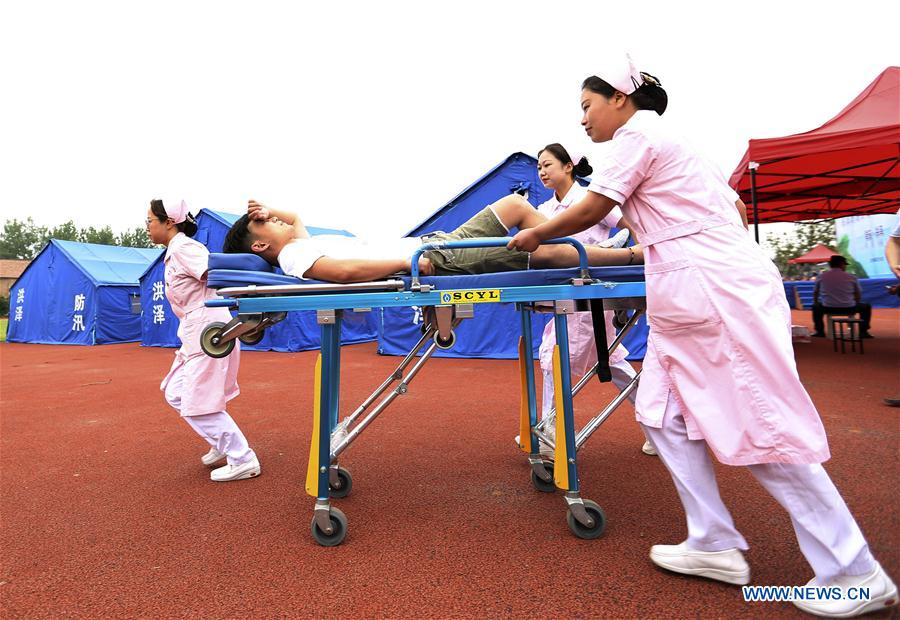 #CHINA-JIANGSU-HUAI'AN-FLOOD EVACUATION DRILL (CN)