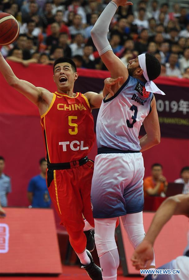 (SP)CHINA-NANTONG-BASKETBALL-CHINA VS AUSTRALIAN NBL