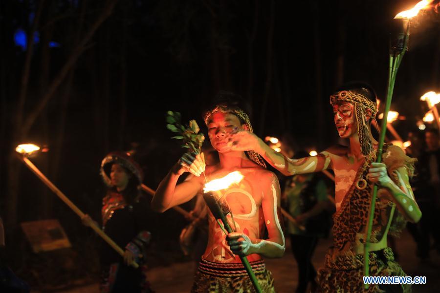 CHINA-YUNNAN-BONFIRE-SUMMER SOLSTICE (CN)