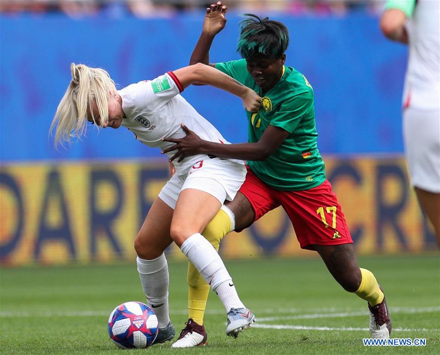 (SP)FRANCE-VALENCIENNES-2019 FIFA WOMEN'S WORLD CUP-ROUND OF 16-ENG VS CMR