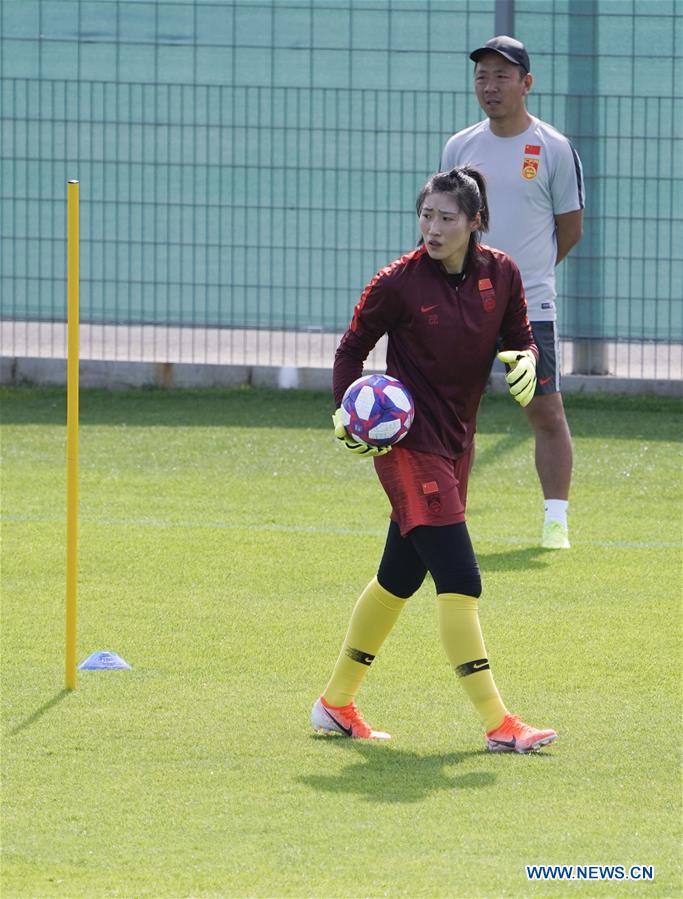 (SP)FRANCE-MONTPELLIER-2019 FIFA WOMEN'S WORLD CUP-ROUND OF 16-CHINA-TRAINING SESSION