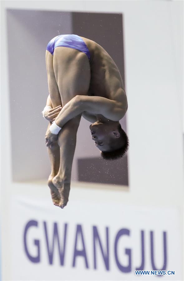 (SP)SOUTH KOREA-GWANGJU-FINA WORLD CHAMPIONSHIPS-DIVING-MEN'S 10M PLATFORM