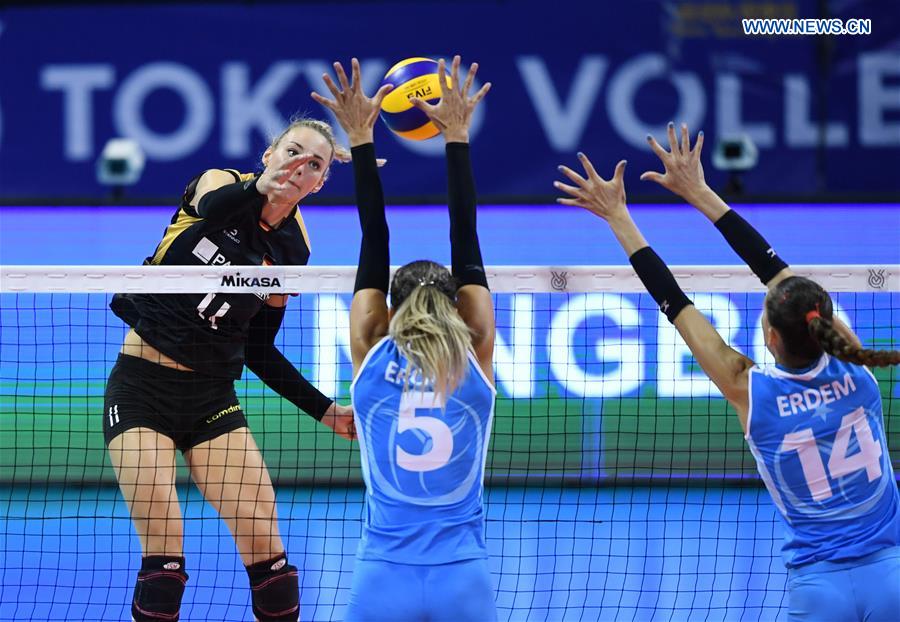 (SP)CHINA-NINGBO-FIVB-TOKYO VOLLEYBALL QUALIFICATION-TURKEY-GERMANY