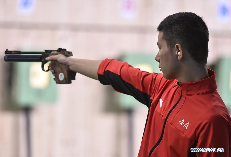 (SP)CHINA-TAIYUAN-2ND YOUTH GAMES-SHOOTING-MEN'S 10M AIR PISTOL(CN)