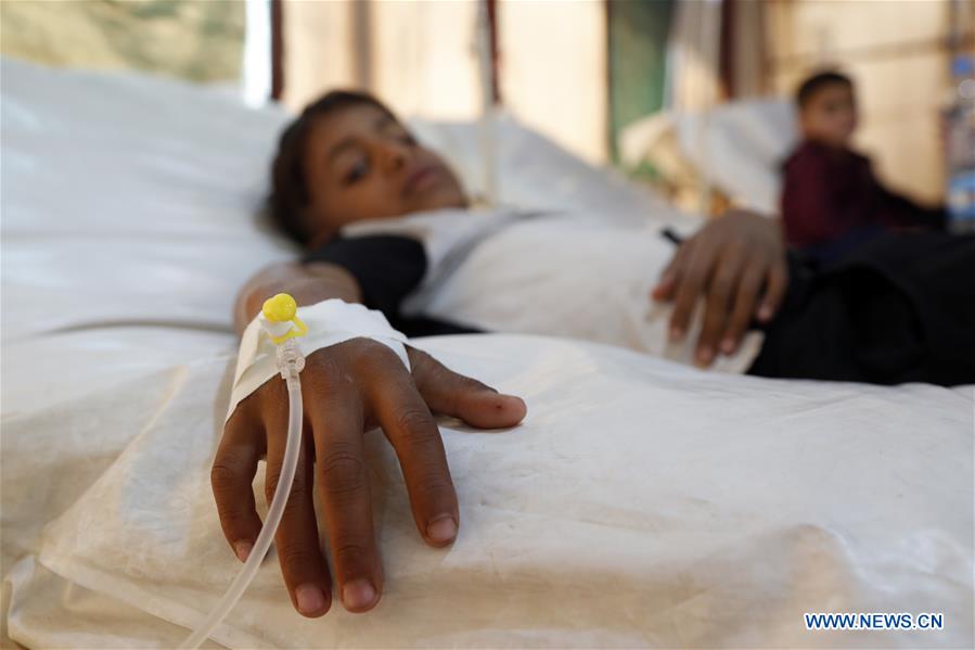 YEMEN-SANAA-CHOLERA-TREATMENT