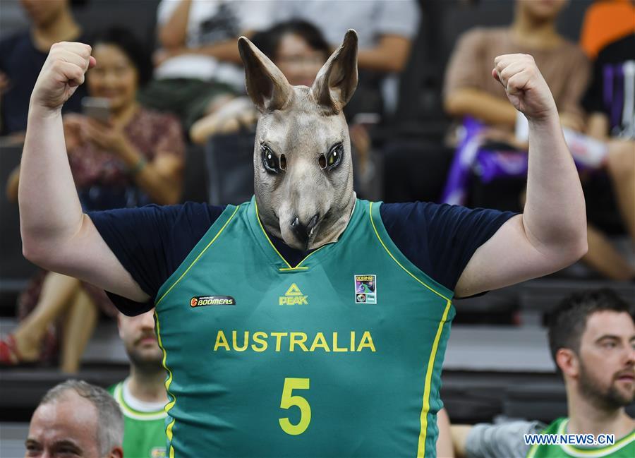 (SP)CHINA-DONGGUAN-BASKETBALL-FIBA WORLD CUP-GROUP H-AUSTRALIA VS SENEGAL (CN)