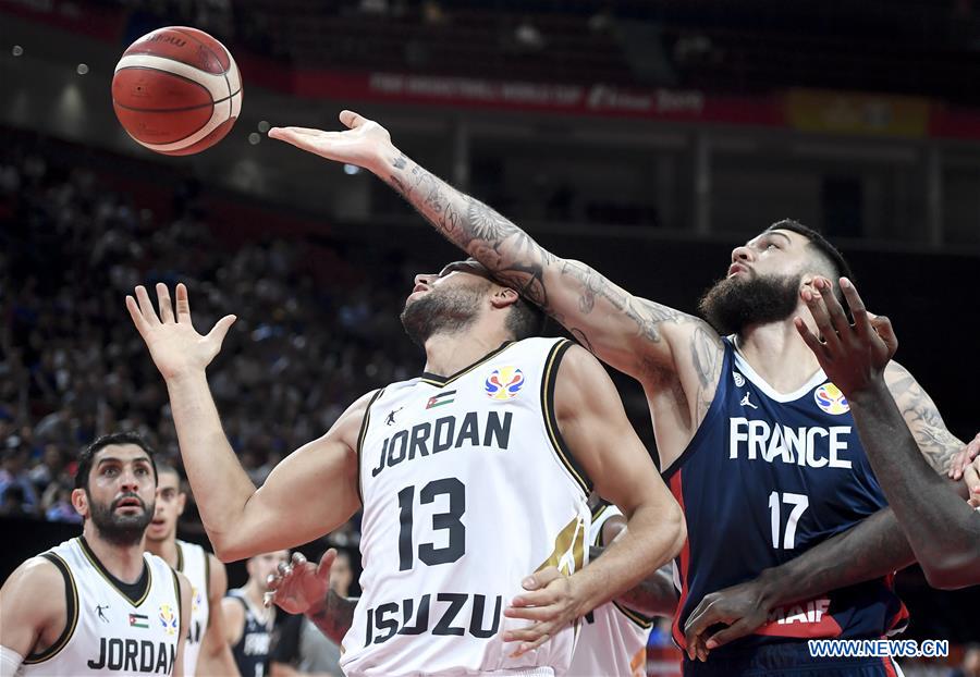 (SP)CHINA-SHENZHEN-BASKETBALL-FIBA WORLD CUP-GROUP G-JOR VS FRA (CN)