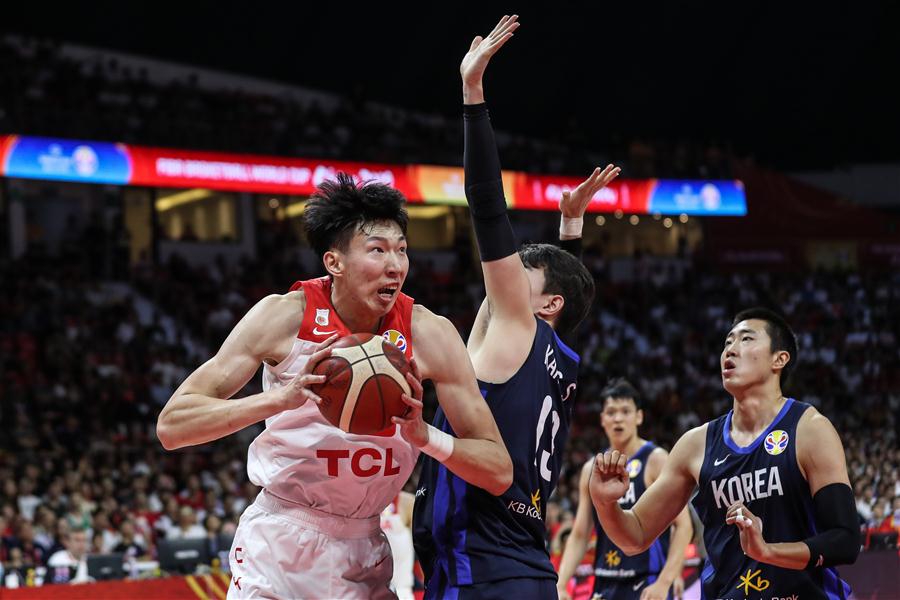 (SP)CHINA-GUANGZHOU-BASKETBALL-FIBA WORLD CUP-GROUP M-CHN VS KOR(CN)