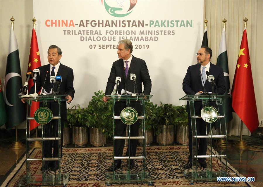 PAKISTAN-ISLAMABAD-WANG YI-AFGHANISTAN-PAKISTAN-FM-DIALOGUE 