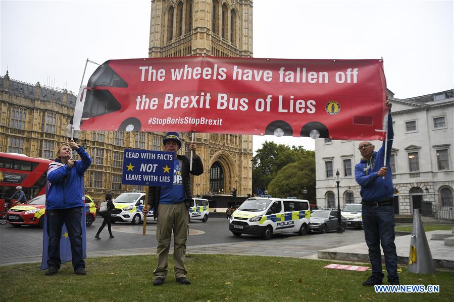 BRITAIN-LONDON-BREXIT-PARLIAMENT-PROROGATION