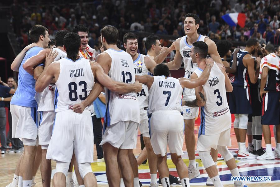 (SP)CHINA-BEIJING-BASKETBALL-FIBA WORLD CUP-SEMI FINALS-ARG VS FRA(CN)