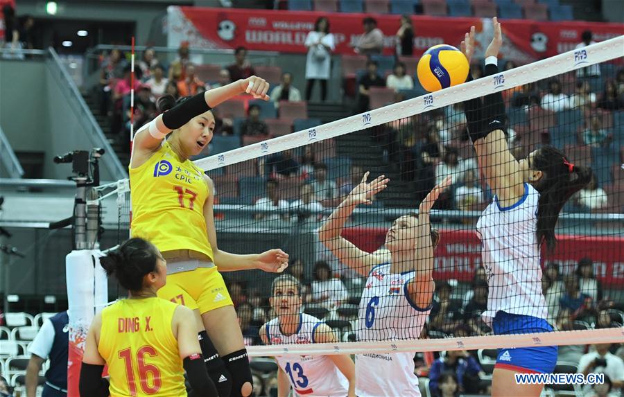 (SP)JAPAN-OSAKA-VOLLEYBALL-WOMEN'S WORLD CUP-CHN VS SRB