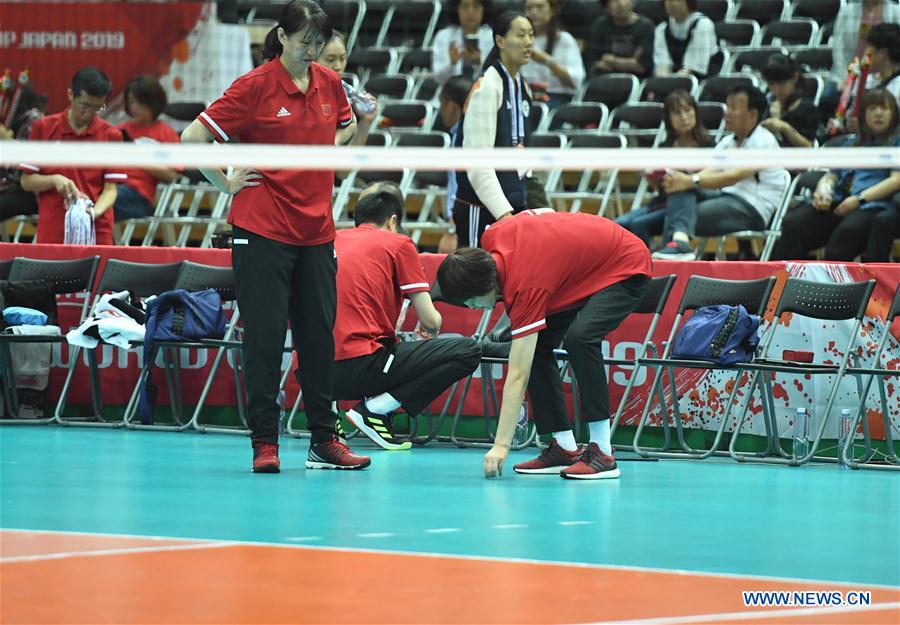 (SP)JAPAN-OSAKA-VOLLEYBALL-WOMEN'S WORLD CUP-CHN VS SRB