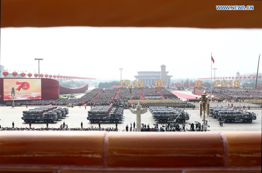  (PRC70Years) XINHUA PHOTOS OF THE DAY