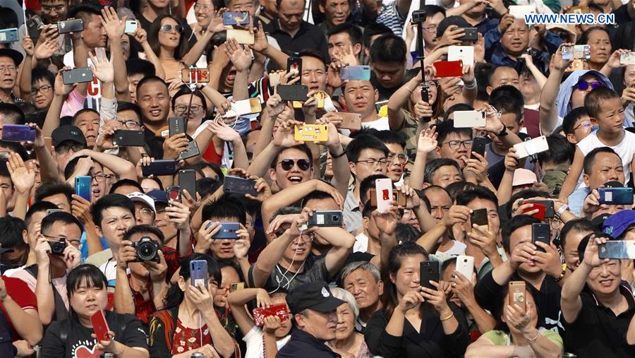  (PRC70Years) XINHUA PHOTOS OF THE DAY