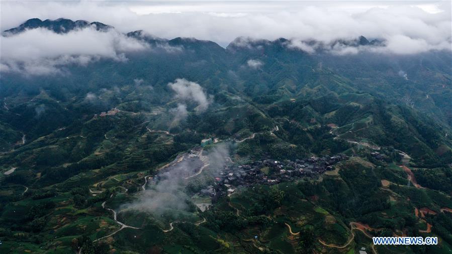 CHINA-GUANGXI-AUTUMN-AERIAL VIEW (CN)