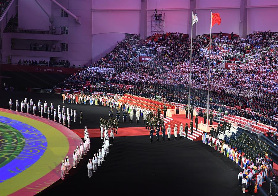 (SP)CHINA-WUHAN-7TH MILITARY WORLD GAMES-OPENING CEREMONY