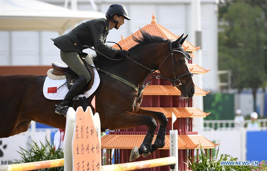 (SP)CHINA-WUHAN-7TH MILITARY WORLD GAMES-EQUESTRIAN