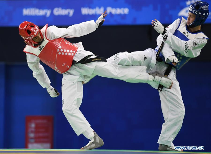 (SP)CHINA-WUHAN-7TH MILITARY WORLD GAMES-TAEKWONDO